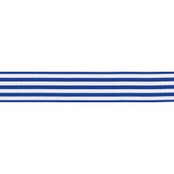 9mm Stripes Ribbon Royal...