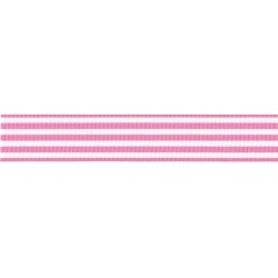 16mm Stripes Ribbon Pink...