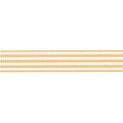 25mm Stripes Ribbon Beige...