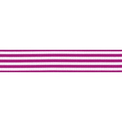 25mm Stripes Ribbon Fuchsia...